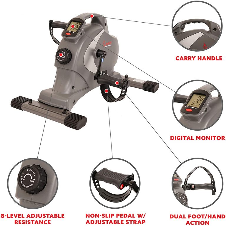 Sunny Health & Fitness Magnetic Mini Exercise Bike