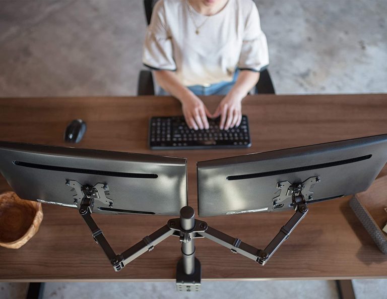 VIVO Dual LCD Monitor Desk Mount