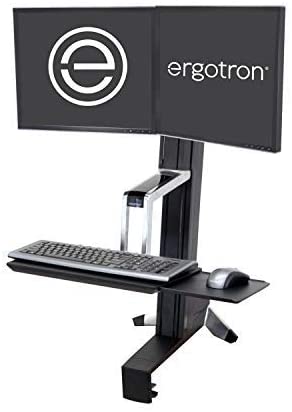 Ergotron WorkFit S Dual Sit-Stand Workstation Converter