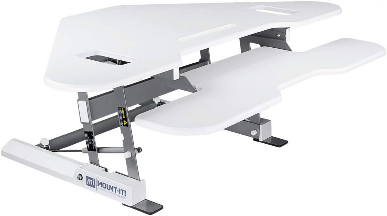 Mount It Height Adjustable Corner Standing Desk Converter Review