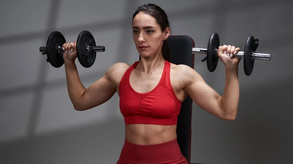 10-Minute Triceps Workout - Dumbbell Overhead Presses