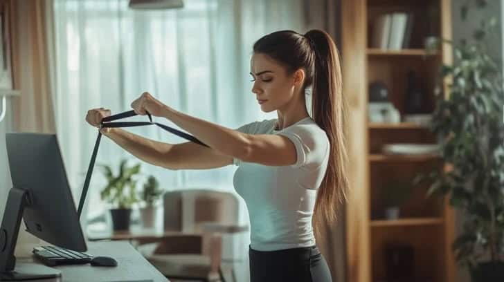 The Best Shoulder Workouts You Can Do At Your Desk